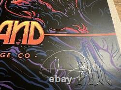 Dave Matthews Band Very Rare Ap Autographed Concert Poster Denver 2022 #1/90