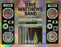 Dave Matthews Band Very Rare Live Trax Foil Concert Poster Ohio 2010 #120/300