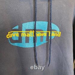 Dave Matthews Band Vintage Hoodie Large 90s DMB Pullover Stran 100% Cotton Faded