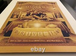 Dave Matthews Band West Palm Beach FL 9/14/07 Drive In Poster S/N Sold Out! 2020