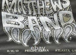 Dave Matthews Band poster 2010 Atlanta GA Methane SIGNED #/550 Metallic Inks