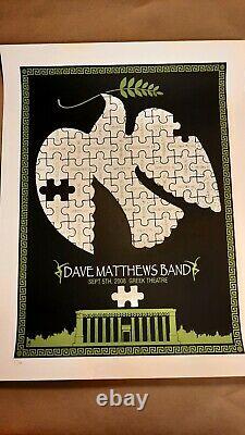 Dave Matthews Band poster Berkeley 2008 Methane