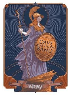 Dave Matthews Band poster Greek Theatre Berkeley, CA 8/30/16