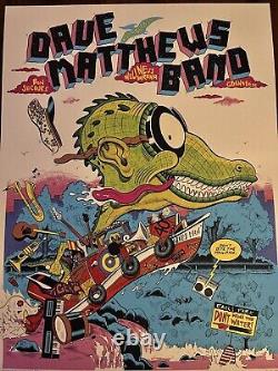 Dave Matthews Band poster Greenville, SC 9/8/23 Ryan Besch 212/975