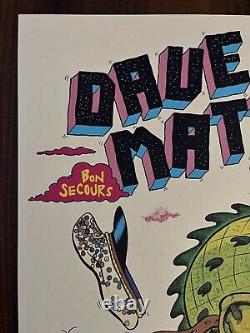 Dave Matthews Band poster Greenville, SC 9/8/23 Ryan Besch 212/975