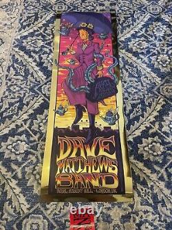 Dave Matthews Band/rah London/gold Signed & Numbered 10/20 In Hand Ships Fast