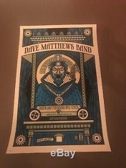 Dave Matthews Band show Poster Darien Lake Fortune Teller Zoltar 2010 #/400
