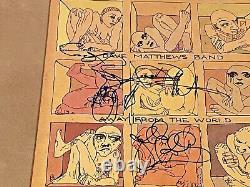 Dave Matthews Band signed Away from the World Album LP Record Auto JSA Letter