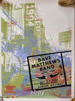 Dave Matthews Band silkscreen Concert Poster ORIGINAL