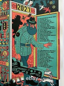 Dave Matthews Band tour Poster green variant 2021 concert dmb