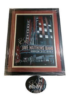 Dave Matthews Dave Matthews Band Signed Framed Autograph Concert Poster Beckett