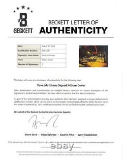 Dave Matthews Signed Autograph Album Vinyl Record LP Band BTCS with Beckett COA