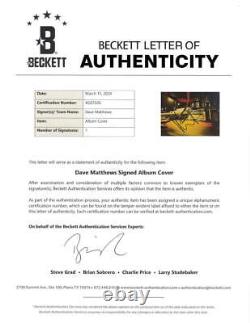 Dave Matthews Signed Autograph Album Vinyl Record LP DMB Band BTCS Beckett COA