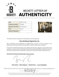 Dave Matthews Signed Autograph DMB Live Trax Richmond Album Boxed Set with Beckett