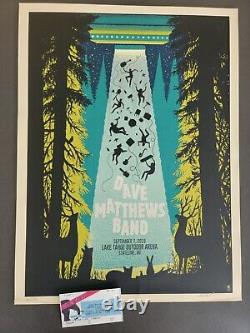 Dave Matthews Tahoe 2018 Poster withTicketstub