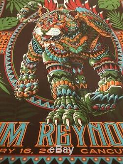 Dave Matthews Tim Reynolds Poster N3 Cancun Mexico 2/16/20 Ben Kwok Bioworkz