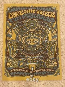 Dave matthews band poster, riviera maya, dave and tim 2/25/17
