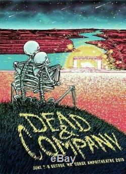 Dead and Company Poster Gorge 2019 1439/1485 S/N George WA Barry Blankenship