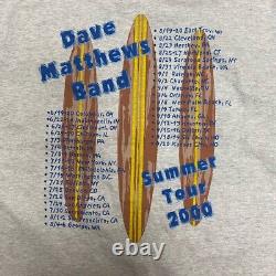 Delta Apparel, INC. Men's Dave Matthews Band Local Crew Summer Tour 2000 Gray XL