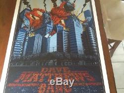 Dig My Chili Dave Matthews Band poster Chicago 2014 RARE signed AP MINT