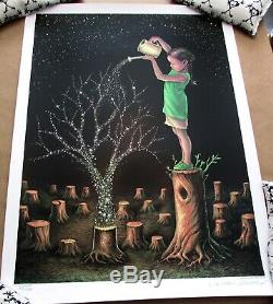 EMEK SOLD OUT StarTree Girl Green Variant NOT POLLOCK OBEY PHISH DMB XX/400