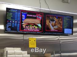 Electronic Menu Board With Our FREE DMB Software With Animated Picture Menu Design