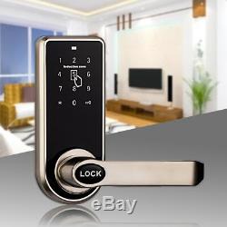 Electronic Smart Keyless Keypad Door Lock Fingerprint Touch Password Security US