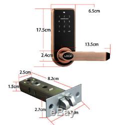 Electronic Smart Keyless Keypad Door Lock Fingerprint Touch Password Security US