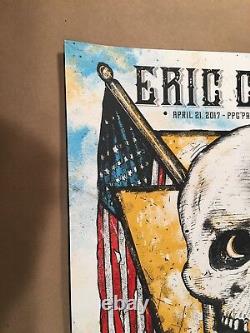 Eric Church 4/21/17 Poster Pittsburgh PA Signed AE #/26 PPG Prints Arena