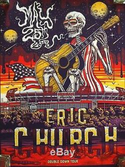 Eric Church Poster Set Nissan Stadium Nashville, TN 2019 Chief Pop-up Shop