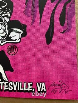 FOIL Dave Matthews Band Charlottesville VA 2023 Signed AP Poster S/N #/35