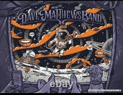 FOIL Dave Matthews Band MINT Poster Cincinnati, OH 9/28/21 Riverbend #/65