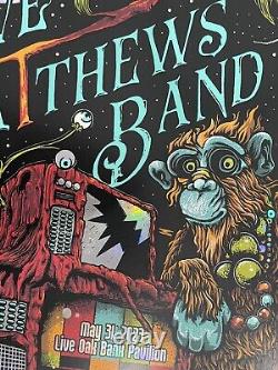FOIL! Dave Matthews Band Poster SOLD OUT! -Wilmington, NC Night #2 5/31/23