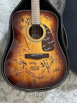 Fender Guitar Signed By Dave Matthews Band, Barenaked Ladies, Tom Hanks, etc