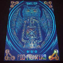Foo Fighters Poster 7/19/2015 Fenway Boston MA Signed & Numbered #/50 A/E Foil