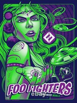 Foo Fighters Poster 7/6/2018 Noblesville IN Signed & Numbered #50 Artist Edition