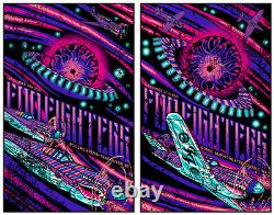 Foo Fighters Poster 9/11-12/2015 Gorge Amp WA Signed & Numbered Set #/106 A/E