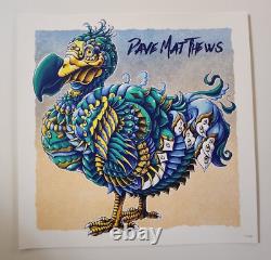 Limited Edition Dave Matthews Band Dodo Song Lyric Complete 4 Poster Set 2021