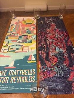 Lot of 2 Posters Dave Matthews Northerly Island N2 & Live Trax 44 The Gorge