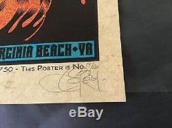 MINT Chuck Sperry Dave Matthews poster Virginia Beach 2015 Parchment Variant
