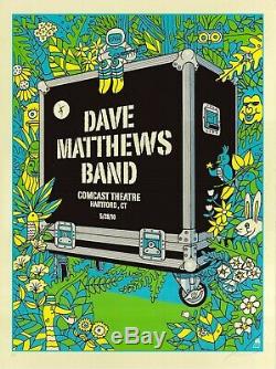 MINT & SIGNED Dave Matthews Band 2010 Hartford Methane A/P Poster