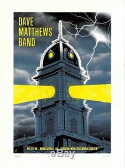 MINT & SIGNED Dave Matthews Band 2010 Noblesville Methane Poster 43/725