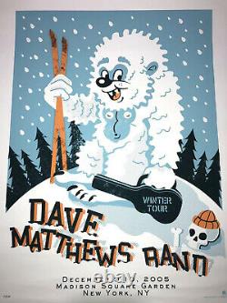 Madison Square Garden Dave Matthews Band Winter Concert Tour 2005 Poster #53/500