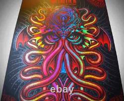 Metallica Poster 7/7/217 Miami FL Signed & Numbered #11/35 Foil A/E Slater