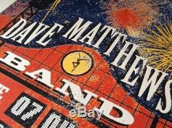 Methane Studios Dave Matthews Band poster Charleston SC 2008 AP Mint Rare signed