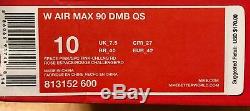 Nike Air Max 90 DMB QS City Shanghai Space Pink Red 813152-600 SZ 10 NO BOX TOP