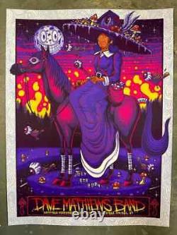 OFFICIAL Dave Matthews Band AP Poster SPAC Saratoga NY 2024 S/N #/85 Jim Mazza