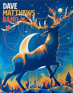 OFFICIAL Dave Matthews Band Gilford NH N2 2023 Screen Print Warehouse #/D Poster
