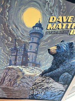 OFFICIAL Dave Matthews Band Milwaukee WI 2023 Screen Print AP Poster S/N #/60