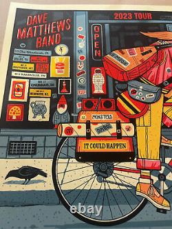 Official Dave Matthews Band 2023 Summer Tour Poster Ruoff Methane #51/3000
